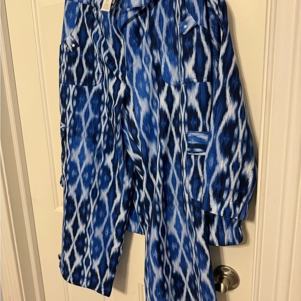 Zenergy by Chico’s 2 piece set Sz 0 (S/4) joggers and jacket - Picture 5 of 15